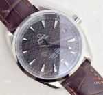 Swiss Omega Seamaster Aqua Terra 15,007 Gauss Brown Leather replica Watch